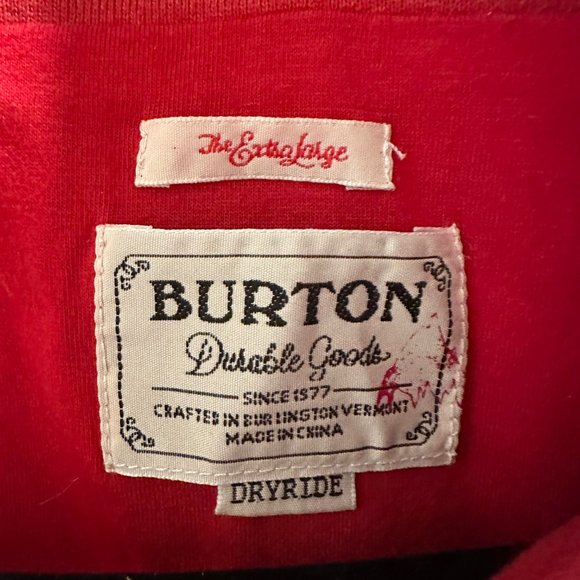 Burton DryRide Hooded Zip Up Starr Red Vest Women's Size XL - Picture 2 of 5
